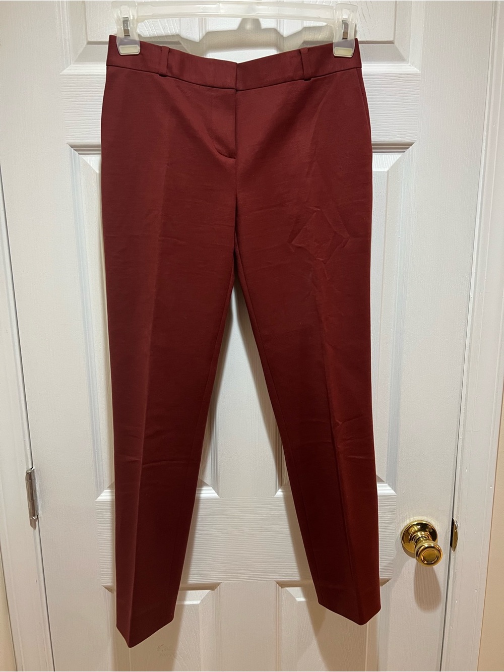 Kate Spade Burgundy Tailored Women's Slim Ankle Pants Size 2